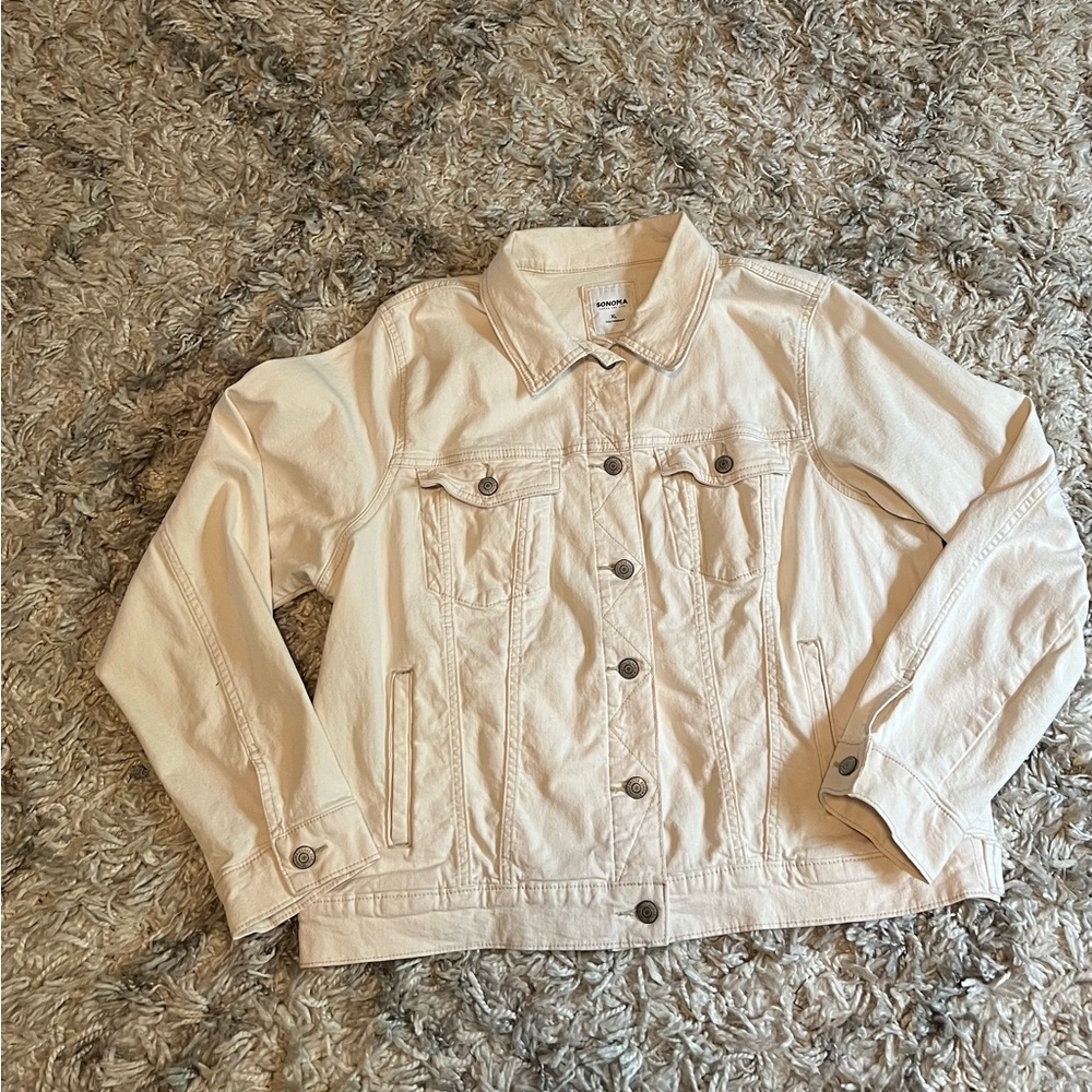 Sonoma Off-White Denim Jacket - Picture 5 of 6